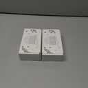 2 x Dark Red Velvet Ribbon 3/8" with Wooden Spool 15 Yd, Burgundy Velvet Ribbon for Christmas Tree, 3Rolls for Christmas Wreath Decoration Gift Wrapping &Bow Making