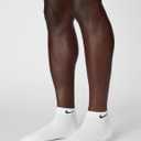 Nike Unisex Adult Everyday Cushioned Training Low Socks (3-Pack) | Mens and Womens (White, M)
