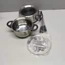 Nostalgia 6-Cup Electric Fondue Pot Set for Cheese & Chocolate - 6 Color-Coded Forks, Temperature Control - Stainless Steel Kitchen Gadgets and Appliances for Hors d'Oeuvres and More - Stainless Steel