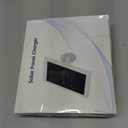 Solar Panel for Ring Camera, 4W Solar Charger Compatible with Rings Spotlight &Stick Up Outdoor Cam Battery, 10ft Long Cable with USB-C to Ring Barrel Plug Adapter