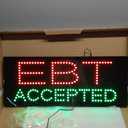 LED EBT Sign for Business. (HSE0317), 27" x 11"