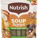 Rachael Ray Nutrish Soup Bones Dog Treats, Chicken & Veggies Flavor, 6 Bones 8 pack, 12.Oz