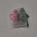 Dr. Brown's Milestones Narrow Sippy Straw Bottle, Spill-Proof with 100% Silicone Handles and Weighted Straw, 8 oz/250 mL, Gray & Pink, 6m+