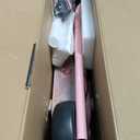 Electric Scooter for Adults, Teens & Big Kids, 350W-500W Motor, 10Mph-21 MPH & 10-28 Miles Max Range, 6.5 to 10 inch Tires, Portable Lightweight E-Scooter, Ages 6-12, Pink