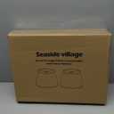 Large Drum Lamp Shades Set of 2, 12"Top x 16"Bottom x 11"High, Beige Lampshades for Table Lamps Floor Lamps, Natural Linen Replacement Lamp Shades, Spider, Harp Holders Included, Easy Assembly