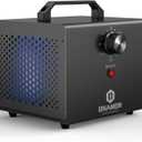 ONAMOR Ozone Generator 77000mg, Ozone Machine Ionizer O3 Deodorizer for Home, Basement, Smoke, and Pet Room (Eliminating Odors Area up to 4000 Square Feet, All Metallic Black)