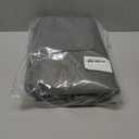 Rachmi Privacy Dog Crate Cover 36 Inch, Durable 600D Canvas Water Resistant Windproof Pet Kennel Cover for Universal Wire Crate with Double Doors, (37”Lx24”Wx25”H, Gray/Black)