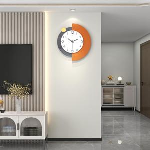FLEBLE Decorative Wall Clocks Silent Quality Quartz Wall Clock Battery Operated Large Wall Clock for Living Room,Kitchen,Home,Bathroom,Bedroom Wall Decor,18x20 inches