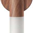 LANDGOO Wooden Motion Sensor Night Lights Magnet Body Sensor Hallway Night Lights Rechargeable Led Light Portable Stairway Wall Sconce Battery Powered Cabinet Lights (Walnut Wood, Pack of 1)