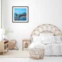 JCJMY 24x24 Picture Frame Black with 20x20 Mat, Display Photo 20x20 with Mat or 24 x 24 Without Mat, Wall Hanging Large 24x24 Poster Frame with Shatter Resistant Plexiglass, Black