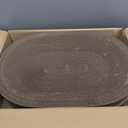 3PSC Cat Scratcher Cardboard, Oval Cat Scratch Pad Bowl Nest for Indoor Cats, Round Cat Scratching Board Corrugated Lounge Cat Bed, Furniture Protector for Couch