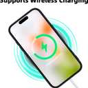 USLAI Case for iPhone 16, with Cute Pattern Design, Slim Fit, Shockproof Soft TPU Protective Cover, Supports Wireless Charging - Boxy Cat