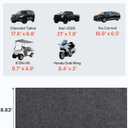 VEVOR Garage Floor Mat, 8'10"x22' Waterproof Protection from Water,Snow, Rain,Mud and Oil for Cars, Non-Slip Heavy Duty Containment Mat with TPE Anti-Leak Backing & Easy to Clean & Cuttable
