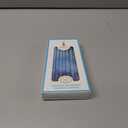 The Dreidel Company Hanukkah Candles Multi Blue Hued Frosted Deluxe Tapered Candles 1-Hour Burn Time 45 Candles for All Eight Nights of Chanukah (Single)