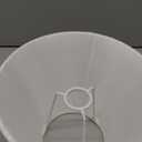 Uno Lamp Shade,Drum Pleated Lamp Shades 5" Top x 9" Bottom x 7" Slant Height,Barrel Small Replacement Lampshade (Slip Uno Fitter), Fabric Lampshades Table lamp Shades Bottle Lamp Shade,1 Pack(White)