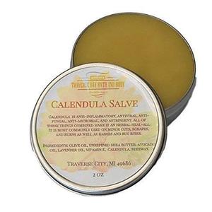 Calendula Salve - 2 oz tin - with Lavender Essential Oil and Vitamin E