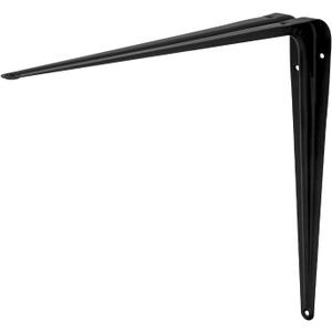 Steel brackets, 12 x 14 ', black