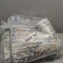 6x9 Area Rugs for Living Room, Washable Modern Abstract Large Area Rug Neutral Soft Non Slip Kids Rug Stain Resistant Indoor Carpet for Bedroom Nursery Dining Room Playroom Office (Blue White, 6'x9')