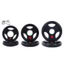 Fitvids Olympic Cast Iron 2-Inch Weight Plates for Strength Training & Weightlifting Home Gym, 2.5lbs - 10lbs Set, Multiple Packages