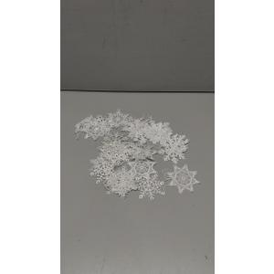 48 Pcs Crochet Snowflake Ornaments Winter Crocheted Snowflake Hanging Decor Crochet Doilies for Winter Wonderland Decorations Christmas Tree Home Wall Holiday Party Woven Gift, 6 Styles (3.5 Inch)