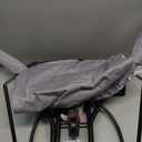 HKAI Baby Bouncer, Portable Baby Bouncer Seat for Babies 0-18 Months, 100% Cotton Fabrics, 3 Modes of use with Rocker and Stationary Options, Infant Rocker Chair with Hanging Toys-Light Grey