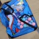 9-in-1 Inflatable Water Slide for Kids Age 3-6, Outdoor Blow Up Bounce House Water Park with Dual Slides, Climbing Wall, Splash Pool, Water Cannons, Jumping Area, Backyard Water Slide with Blower