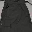 Soothfeel Women's Cargo Capris Pants with 6 Pockets Lightweight Quick Dry Travel Hiking Summer Pants for Women Casual (XX-Large, Army Green)