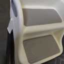 Marsui 2 Pack Cat Ramp for Litter Box Steps with 23" x 35" Non Slip Cat Mat Dog Stairs Rubber Feet Step for Automatic Litter Box Older Elderly Small Cats Animal Pets