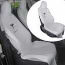for Tesls Dog Seat Cover,Seat Protector for Tesla Model Y/3 Waterproof Child Seat Protect Accessories (1-Pack) (White)