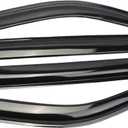 Window Visor Tape-on Side Wind Window Deflectors for Trucks 2005-2021 Nissan Frontier Super/Crew Cab, Rain Guards, Window Visors for Cars, Vent Deflector 4 pcs 94407