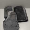 Yimobra Memory Foam Bath Mat Set 3 Pieces- Super Soft Absorbent Quick Dry Bathroom Rug Sets, Machine Washable Non Slip Floor Carpet for Tub Shower, Vanity & Toilet Base, Gray (31.5''x20'' +17''x24'' + 24''x20'', Grey)