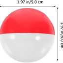 Veemoon Gumball Machine Capsules, 60pcs Vending Machine Capsules Small Plastic Boxes Small Round Plastic Classic Clear Containers for Prizes Party Favors Supplies Surprise Stuffer DIY Craft 50mm