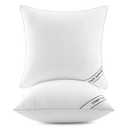 MIULEE 26x26 Inch Euro Pillows Inserts, Pack of 2 Down Alternative Virgin Filling Comfy Support Throw Pillows for Sofa Couch Bed