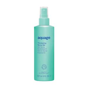 AQUAGE Thickening Spraygel, Firm-Hold Styling Spray with Ultraflex Polymer Technology, Thickens & Strengthens Fine, Thin Hair That Lacks Body & Vitality (8 Fl Oz (Pack of 1))