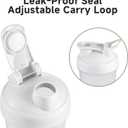 AMZCHEF 600ML Protein Shaker Juicer Bottle 03