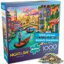 Buffalo Games - Sights of Venice - Image World - 1000 Piece Jigsaw Puzzle for Adults, Scenic Cityscape Puzzle, Challenging and Relaxing Puzzle Adventure, Finished Size 26.75 x 19.75, Made in The USA