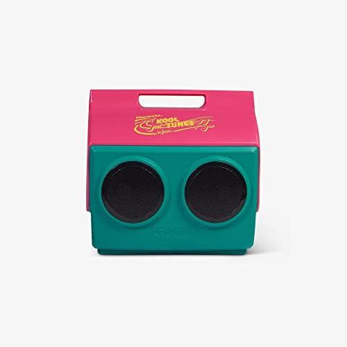 Igloo Kool Tunes Retro Bluetooth Boombox Cooler, 14 Qt Playmate Cooler with Speakers