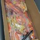 Fall Artificial Tree-35in Halloween Tree - 2PCS Maple Tree Fake Fall Tree UV Resistant Plants with Planter for Fall Porch Decor Indoor and Outdoor Home Garden Decor (2, Orange Color)