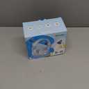 iClever BTH12 Kids Bluetooth Headphones,Colorful LED Lights Kids Headphones Wireless,74/85dBA Safe Volume,85H Playtime,Fast Charging,Bluetooth 5.2,Over Ear,Built-in Mic for iPad/Tablet/Airplane,Blue