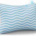 SLEEPDIARY Queen Pillow 1 Pack  Adjustable Shredded Memory Foam Cooling Bed Pillows, Custom Loft for Side, Back, and Stomach Sleepers, Shape-Retaining Support & Washable Cover