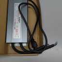 400W IP67 Waterproof Constant Voltage LED Driver Power Supply Transformer, 100-130V AC Universal Input with Plug, Output 24V DC 16.67A Max. for Outdoor LED Lighting