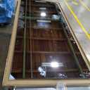 MELOMOIR 76"x34" Large Mirror Full Length, Oversized Floor Mirror Full Length for Bedroom Living Room Cloakroom Gym, Hanging Standing or Leaning Full Body Mirror with Stand, Black Aluminum Alloy Frame