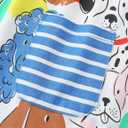 Bumeex Toddler Girl's Long Sleeve Dresses 2-7Y (#White Dog)