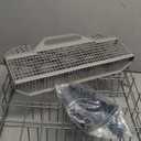 Upgraded WD28X26099 Dishwasher Lower Dishrack Assembly & WD28X10128 Silverware Basket Compatible with GE Dishwashers. Replacement number WD28X34744 WD28X10346, WD28X22506, WD28X22696, WD28X24396 etc