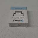 HuiJuKeJi Mini Sticker Printer Bluetooth Smart Pocket Inkless Thermal Printer with 11 Rolls Thermal Paper and Sticker for iOS&Android, Portable Receipt Printer for Photo Journal Notes Memo (white)