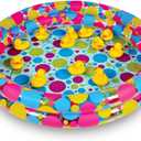 ArtCreativity Duck Pond Carnival Game Pool  3ft Mini Inflatable Duck Pool for Kids, Durable Kiddie Pool for Outdoor Water Fun, Carnival Party Supplies, Duck Matching Games (Ducks Not Included)