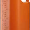 Large Male Urinal with Leak Proof Screw Cap Lid (3000 mL or 101 oz.) (Amber Color)