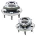 Front or Rear 2WD FWD Wheel Bearing and Hub Assembly 513277 x2 Replacement for 09-17 Chevy Traverse, 08-17 Buick Enclave, 07-16 GMC Acadia, 2017 Acadia Limited, 07-10 Saturn Outlook, 6-Lug, 22756832
