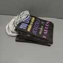 Berlune 24 Pcs Motivational Black Gift Bags with Handles Black Paper Bags Inspirational Quote Small Gift Kraft Paper Pack with Handles for Retail, Business, Party Favors