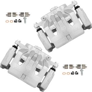 cciyu 19B6274 19B6275 Front Left & Right Brake Calipers With Bracket For Lexus For RX350 2010-2015,For Toyota For Highlander 2010-2018,For Toyota For Sienna 2011-2018